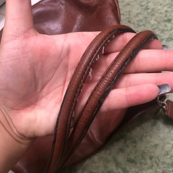 COACH PHOEBE LEATHER SHOULDER BAG - Picture 6 of 9